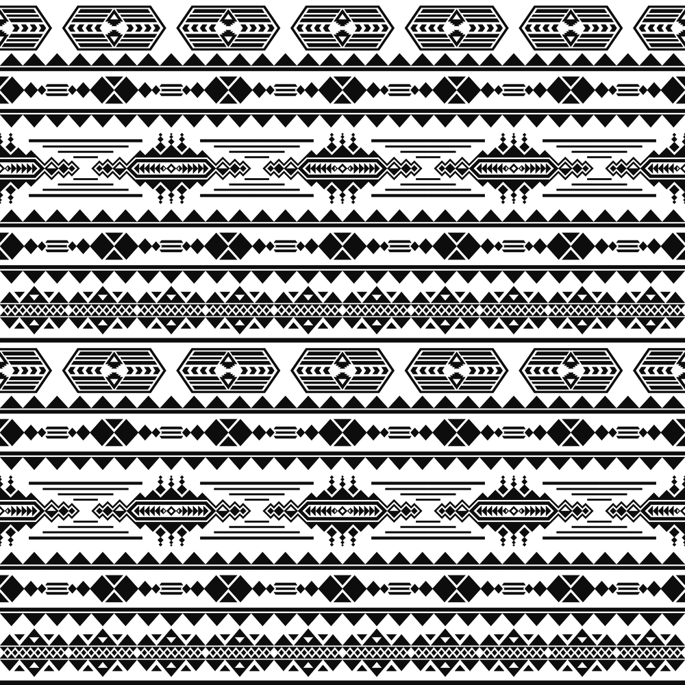 Aztec culture vector seamless pattern. Mexican maya endless background. Ethnic fashion geometric background illustration. Aztec culture vector seamless pattern. Mexican maya endless background