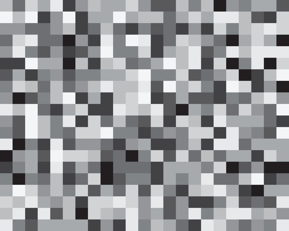 Seamless pattern with gray squares on a white background