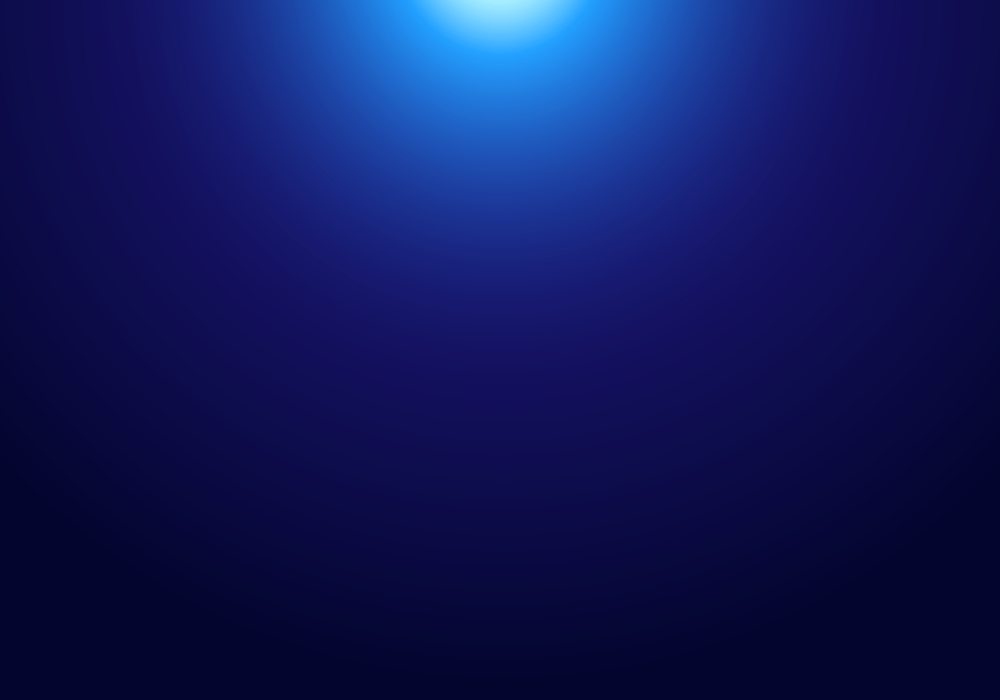 Abstract dark blue background with light from the top. Vector illustration