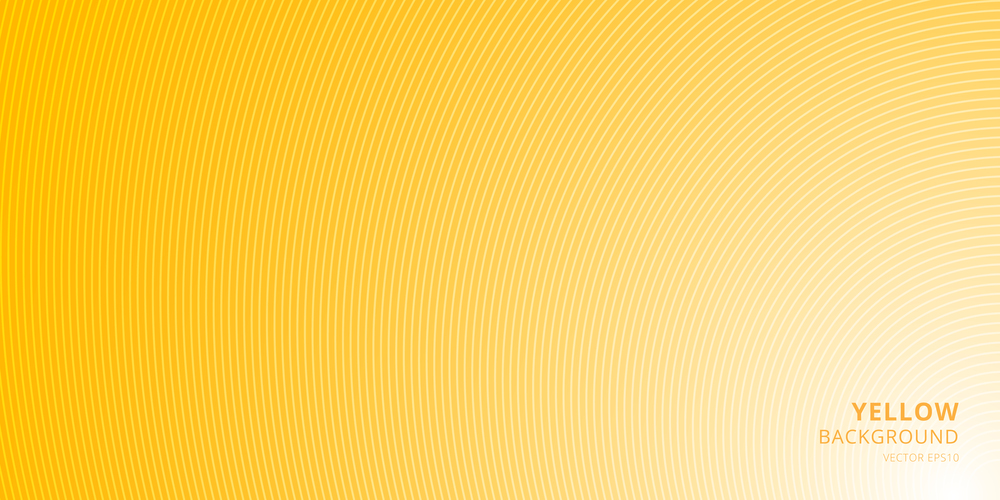Smooth light yellow background with curved lines pattern texture with place for text. You can use cover brochure, card, banner web, poster, print, etc. Vector illustration