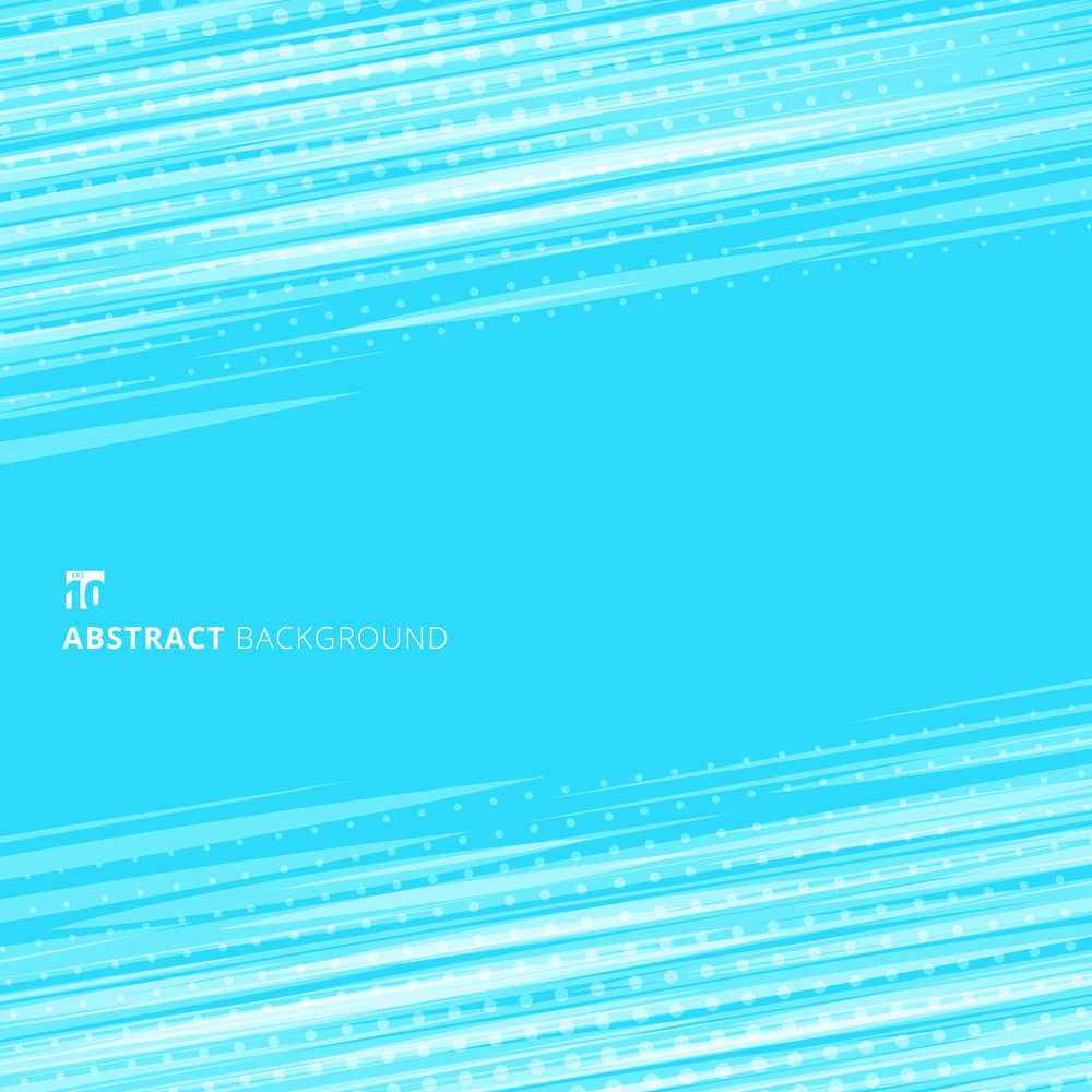 Abstract blue vintage diagonal lines  with halftone effect and copy space. Vector illustration