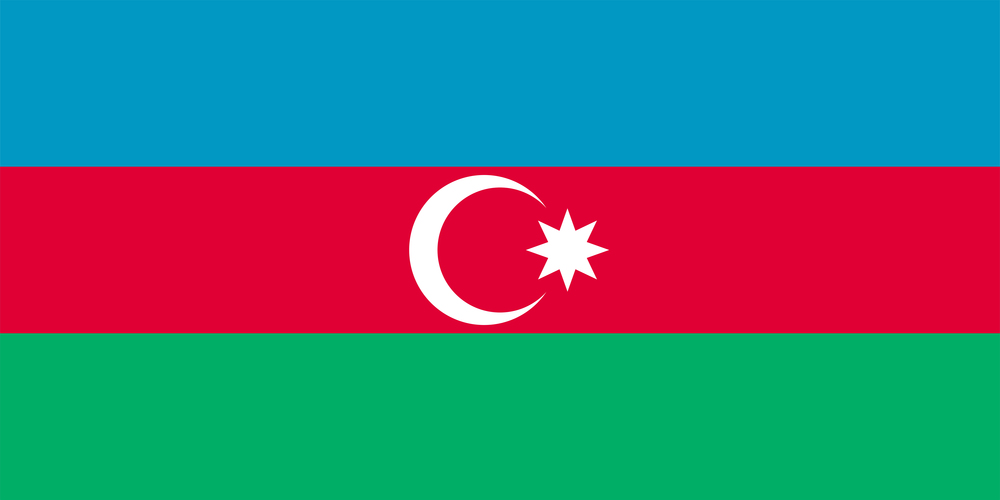 Flag Azerbaijan vector illustration symbol national country icon. Freedom nation flag Azerbaijan independence patriotism celebration design government international official symbolic object culture