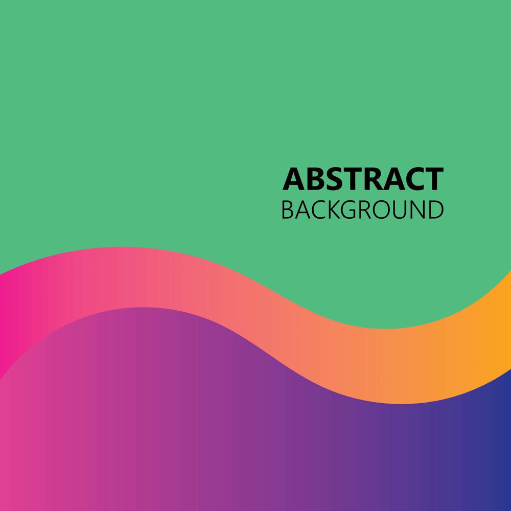 Background abstract color wave vector illustration