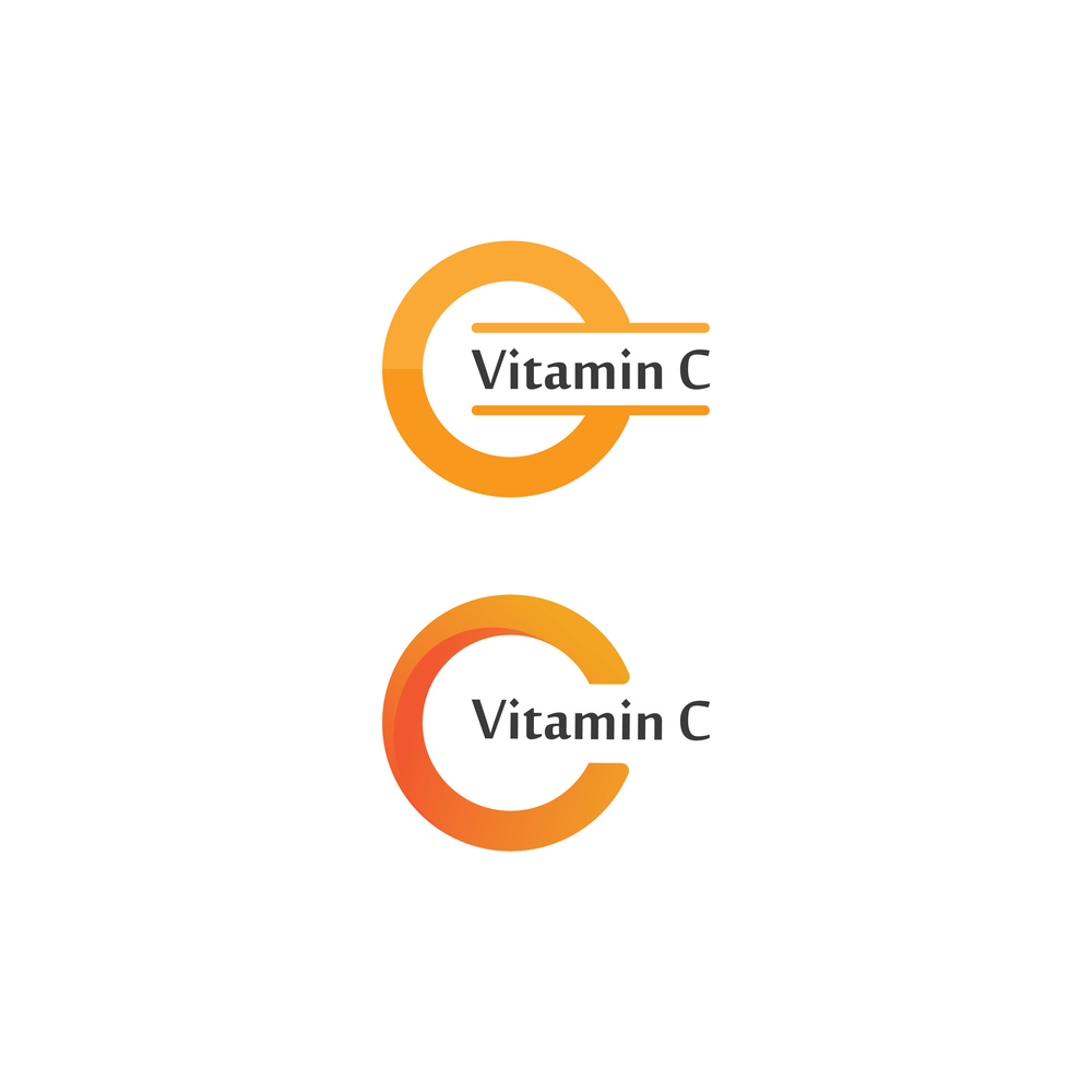 C logo for Vitamin and font C letter Identity and design business