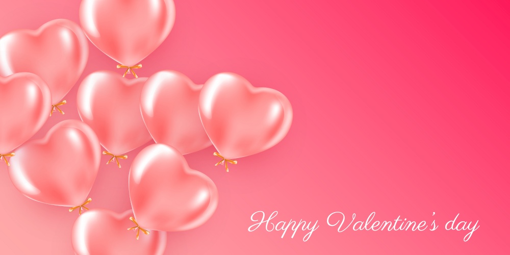 Valentine&rsquo;s day card concept. Romantic background.