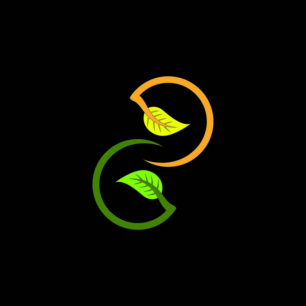 Green nature logo vector template