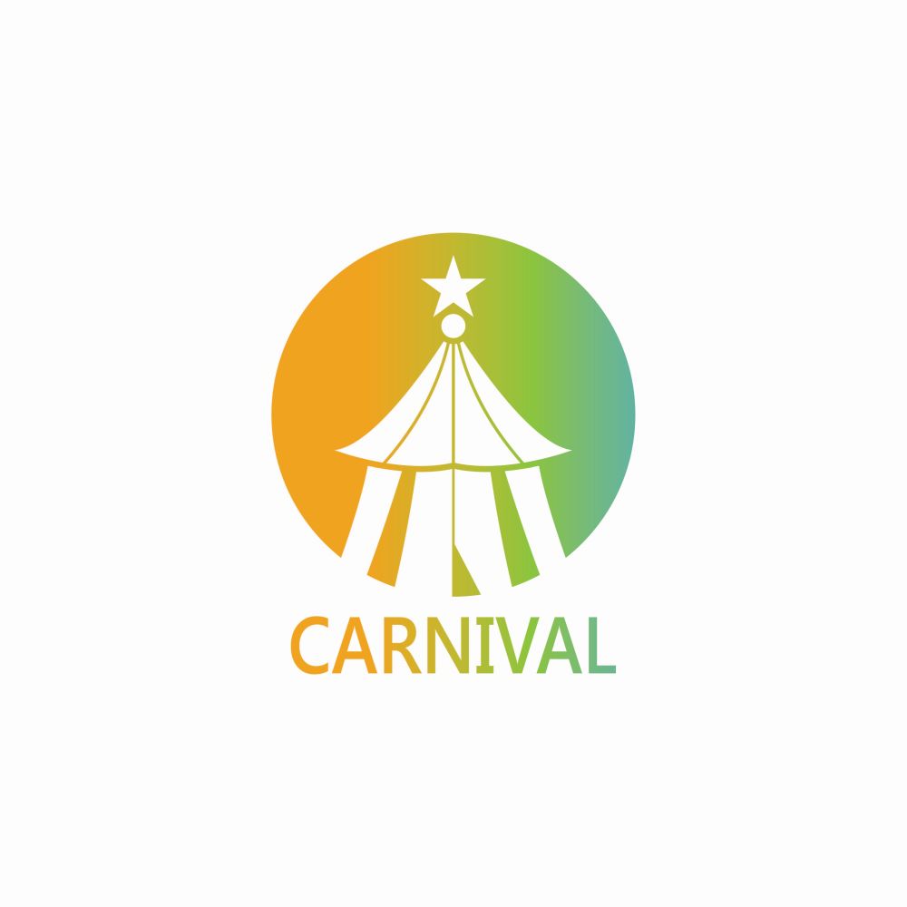 Carnival icon and symbol vector template