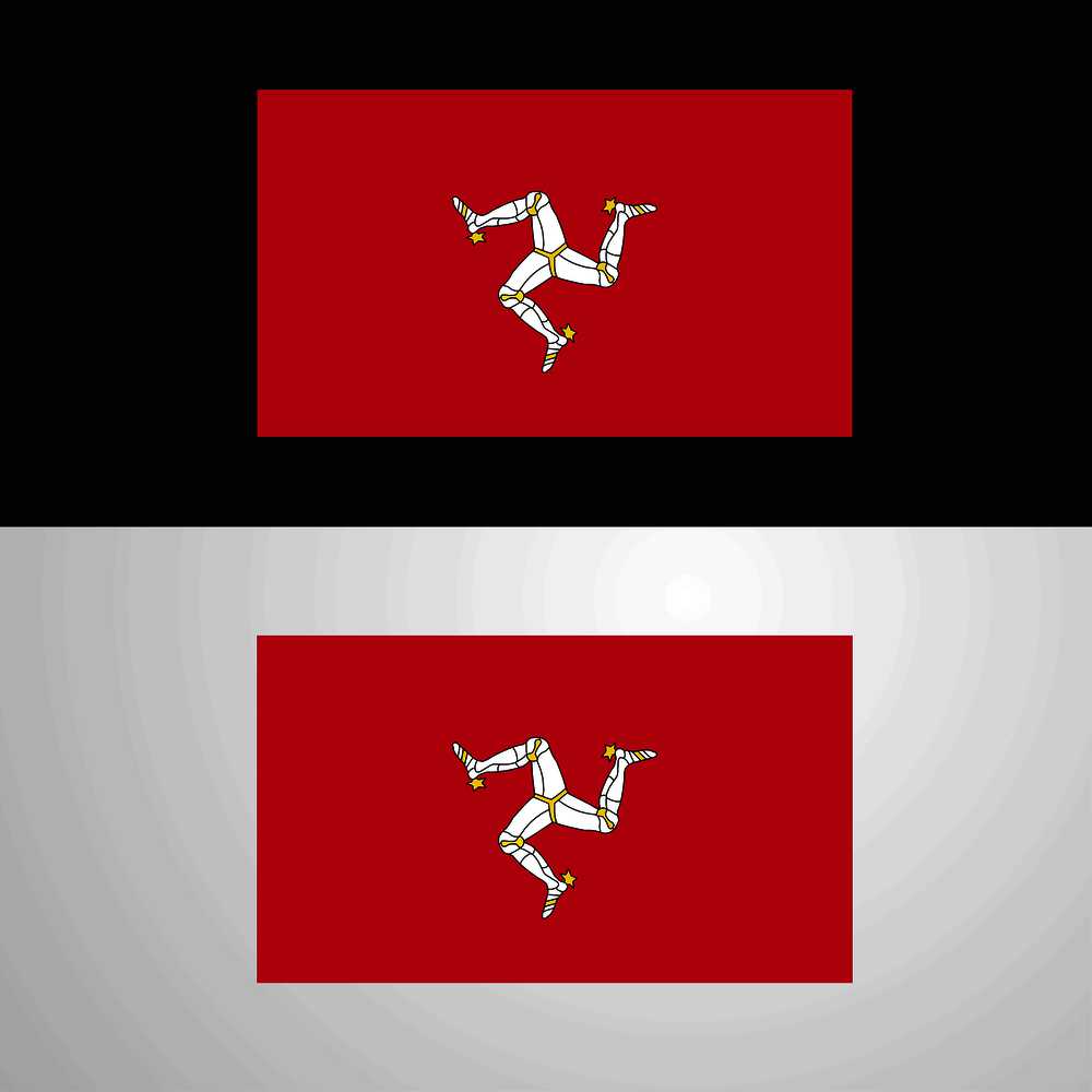 Isle of Man Flag banner design