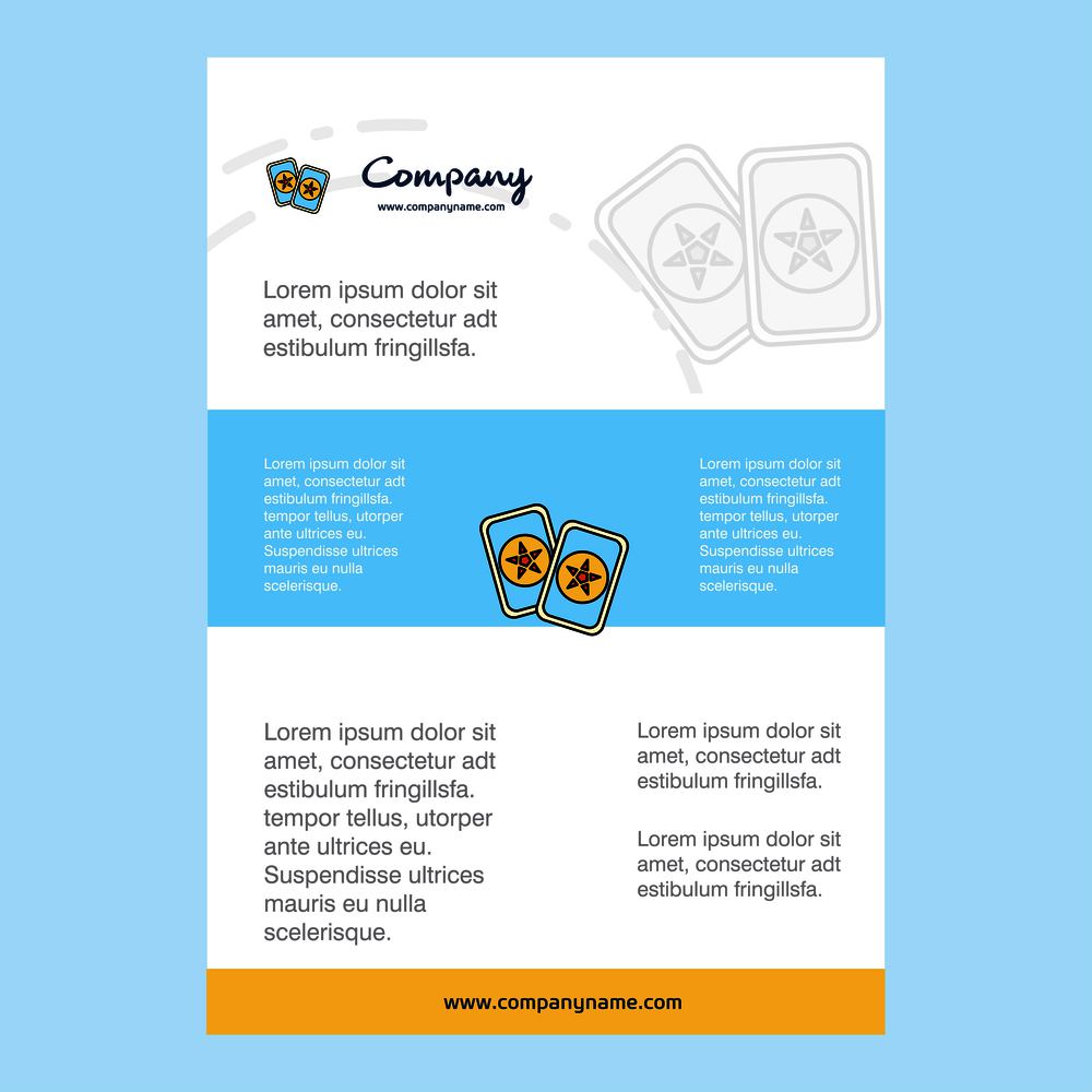 Template layout for Halloween cards  comany profile ,annual report, presentations, leaflet, Brochure Vector Background