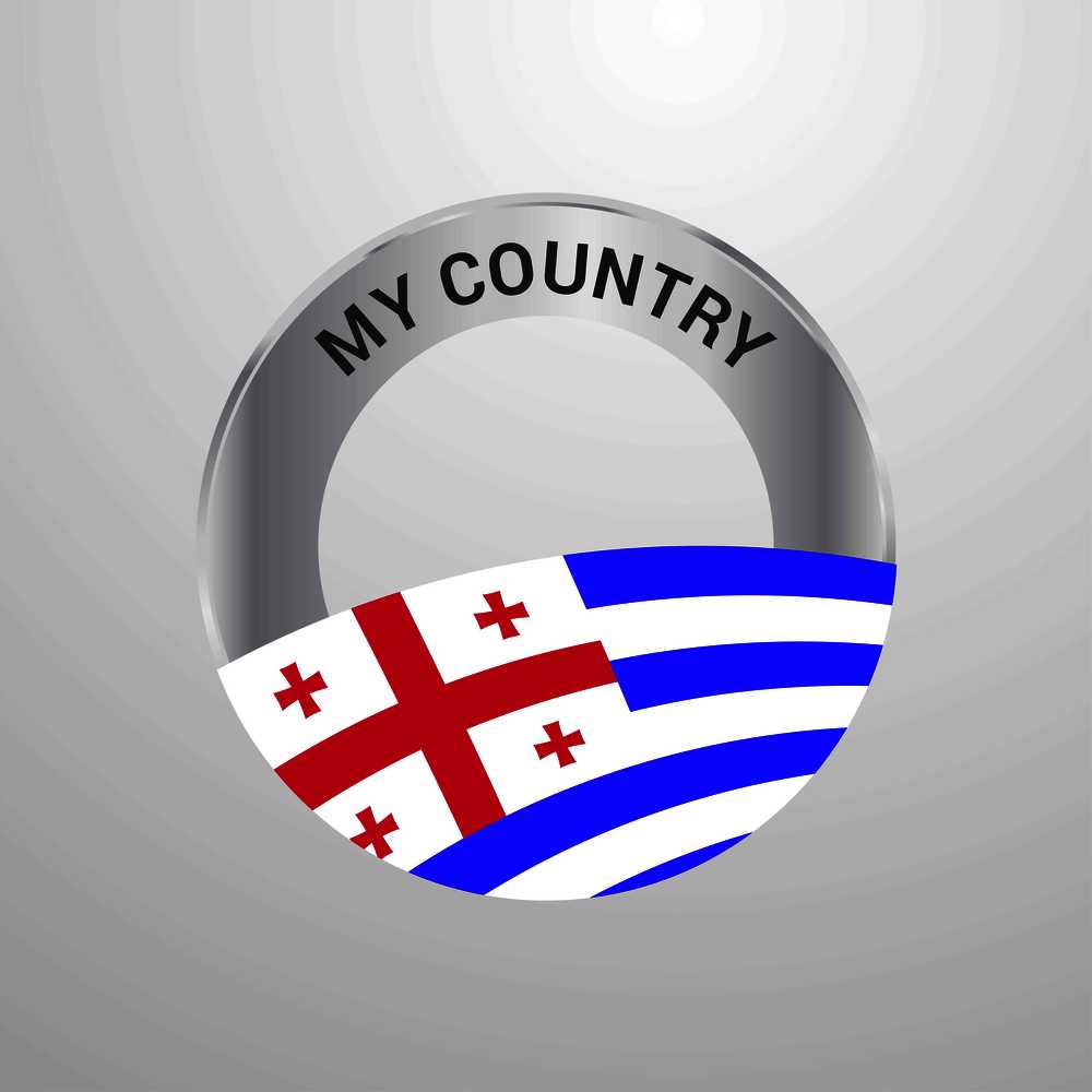 Ajaria My Country Flag badge