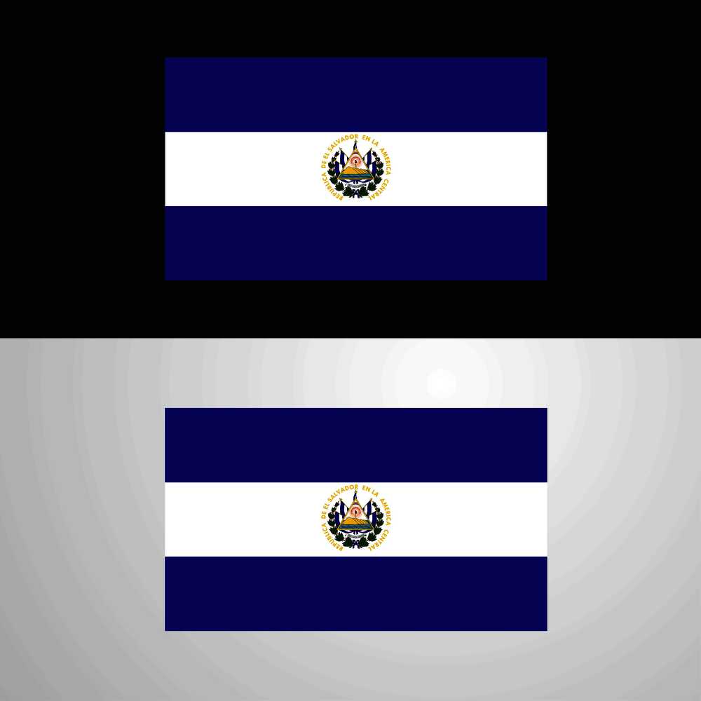 El Salvador Flag banner design