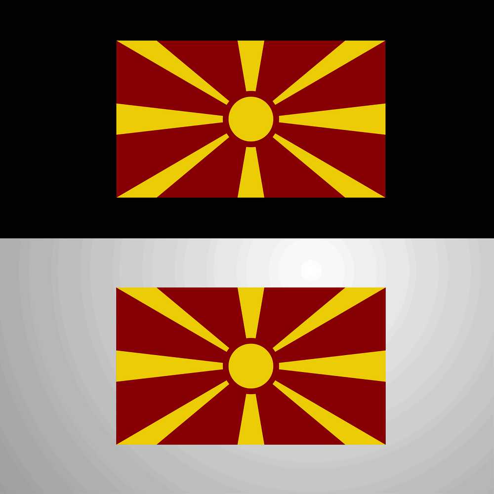 Macedonia Flag banner design