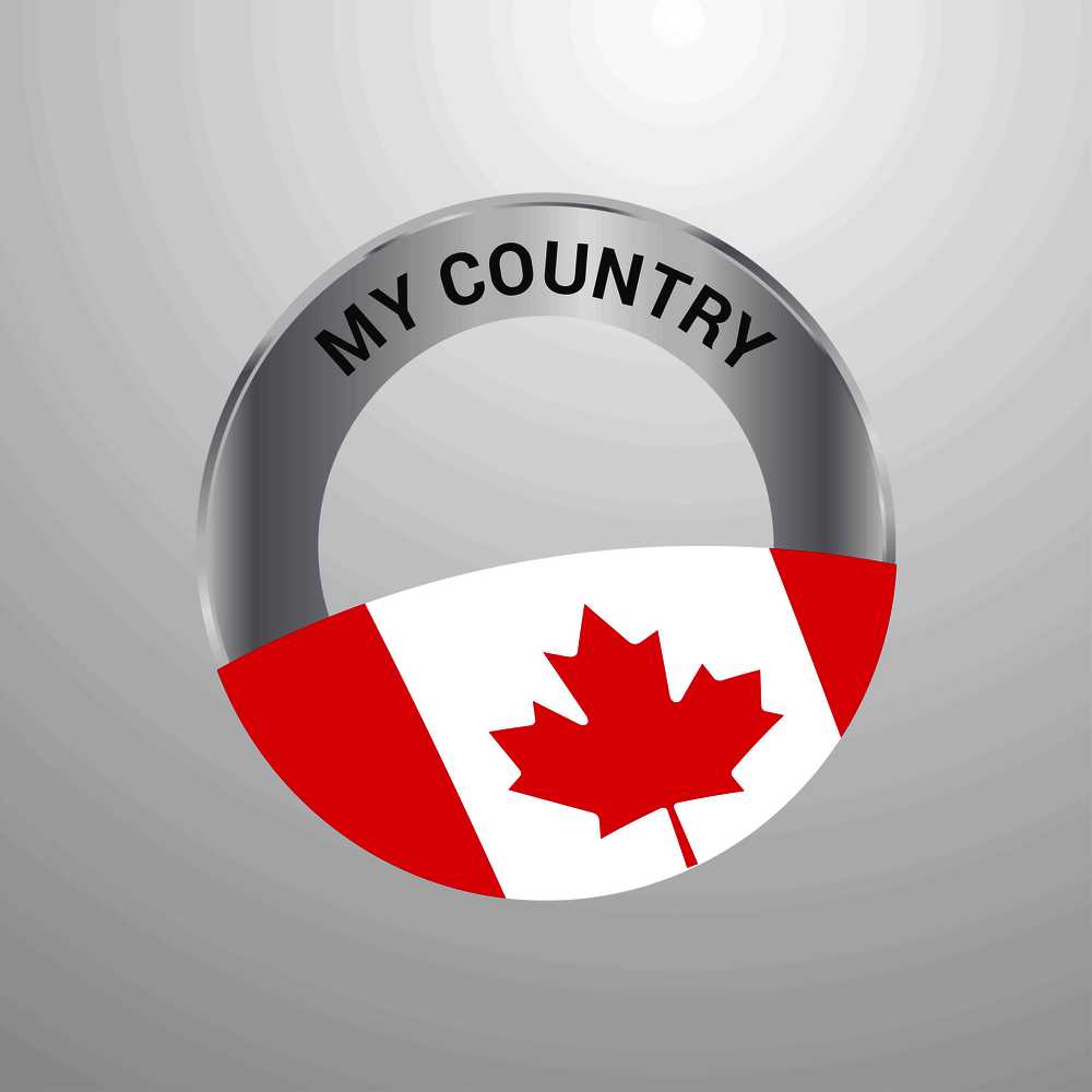 Canada My Country Flag badge
