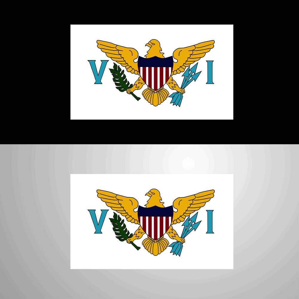 Virgin Islands US Flag banner design