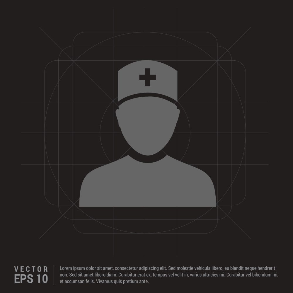 Medical user icon.