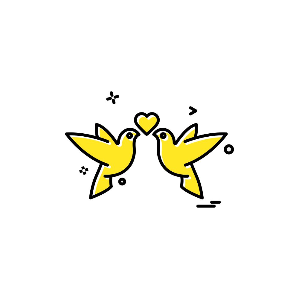 Valentine&rsquo;s day icon design vector