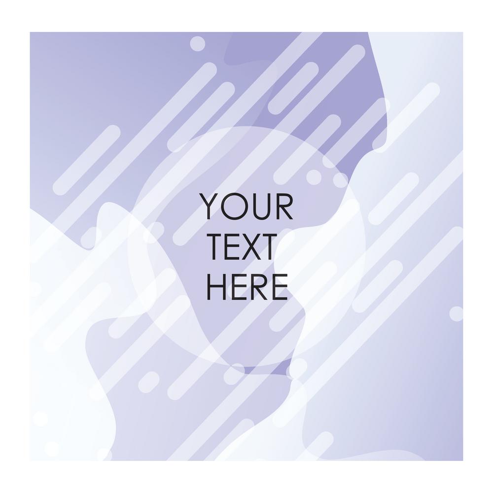 Purple and white background with typography vector