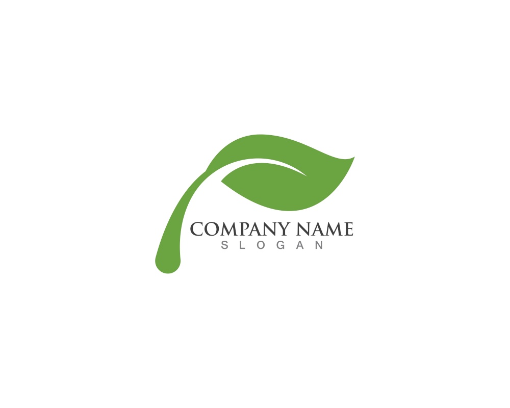 leaves green nature logo and symbol icon
