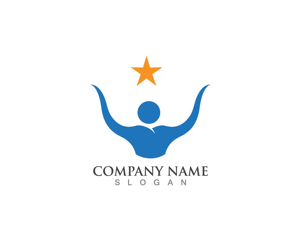 Logo template - successful people