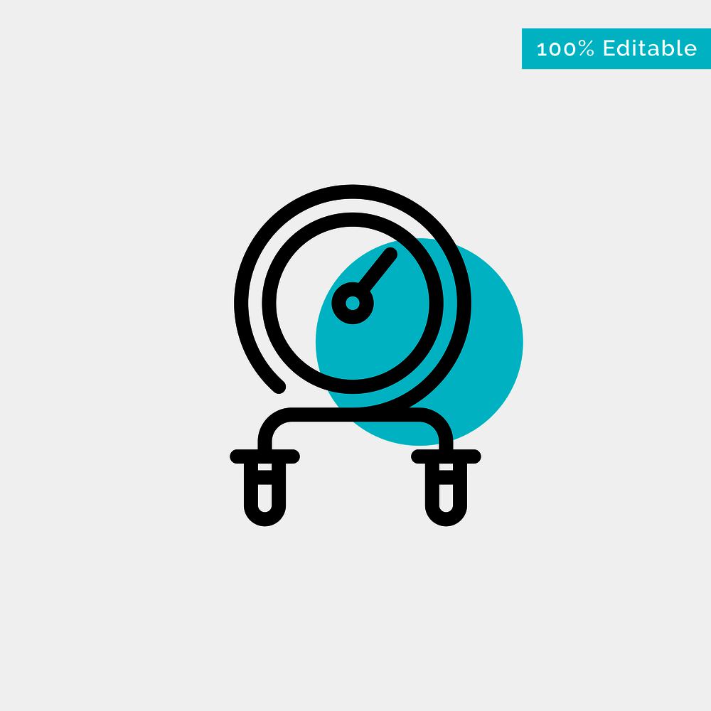 Fast, Fitness, Hit, Intensity, Training turquoise highlight circle point Vector icon