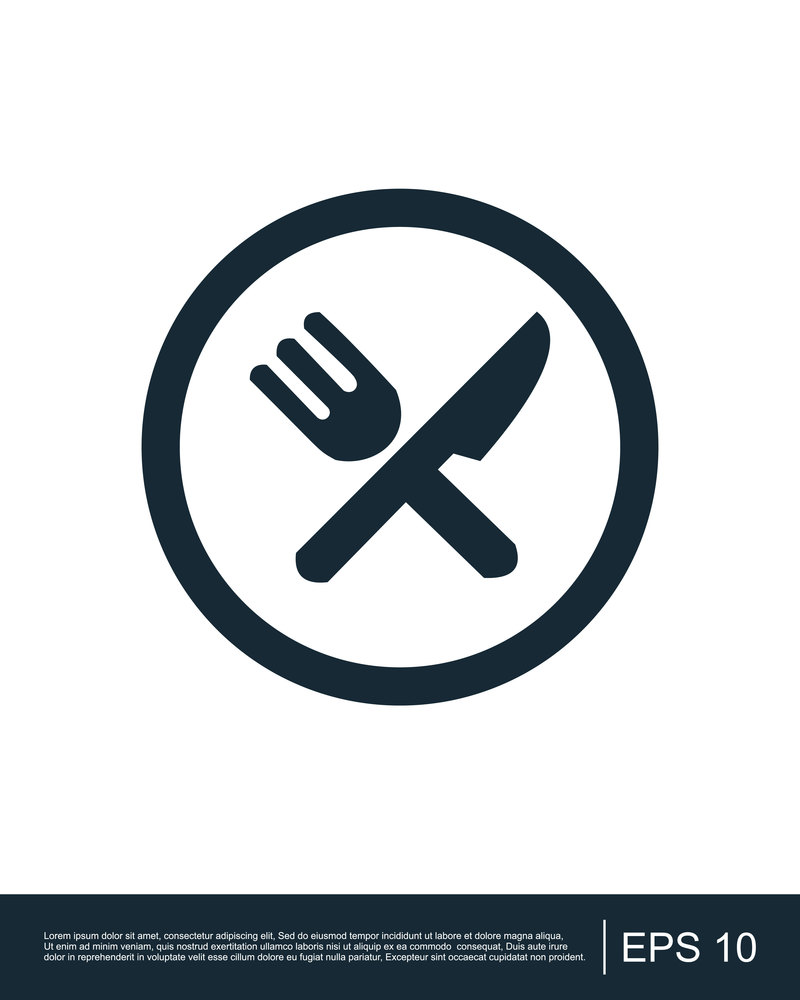 Cafe icon logo template
