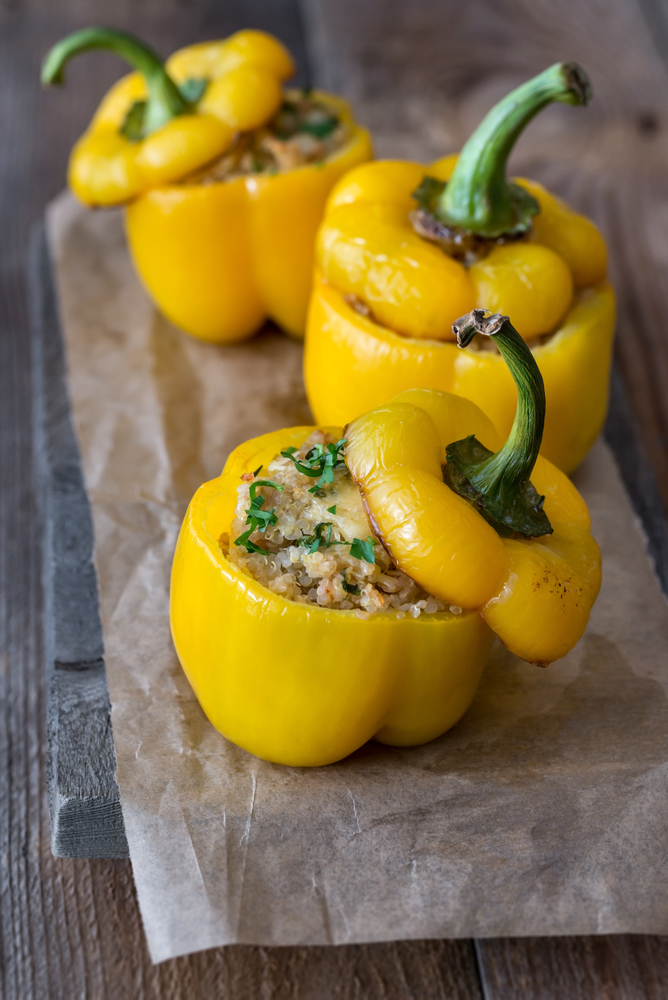 Stuffed bell peppers with quinoa