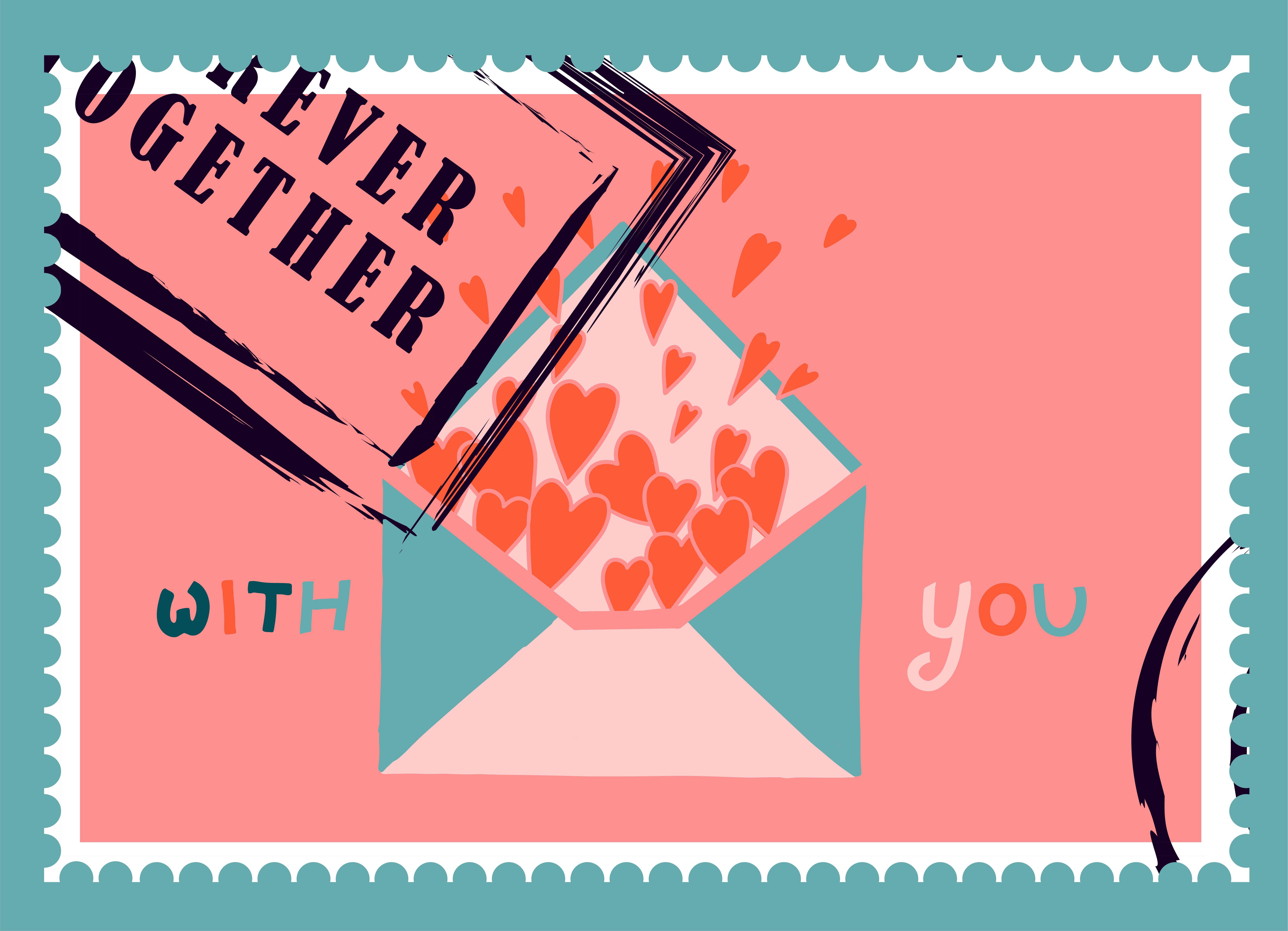 romantic postage stamps. envelopes and cards for valentine&rsquo;s day. Top-down view. Modern vector illustration for web design and print. Retro stamps. Correspondence and postal delivery concept.. romantic postage stamps. envelopes and cards for valentine&rsquo;s day. Top-down view. Modern vector illustration for web design and print. Retro stamps. Correspondence and postal delivery concept