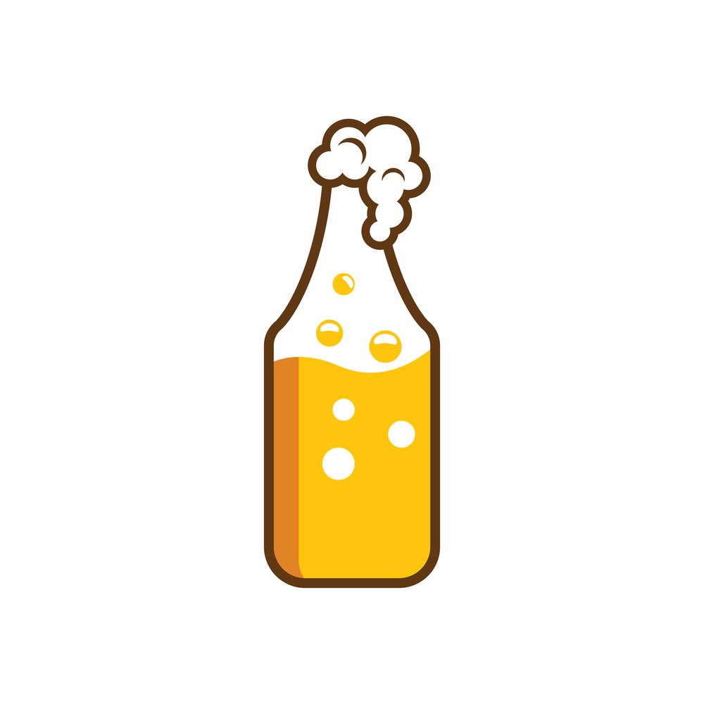 Halal beer logo images illustration design