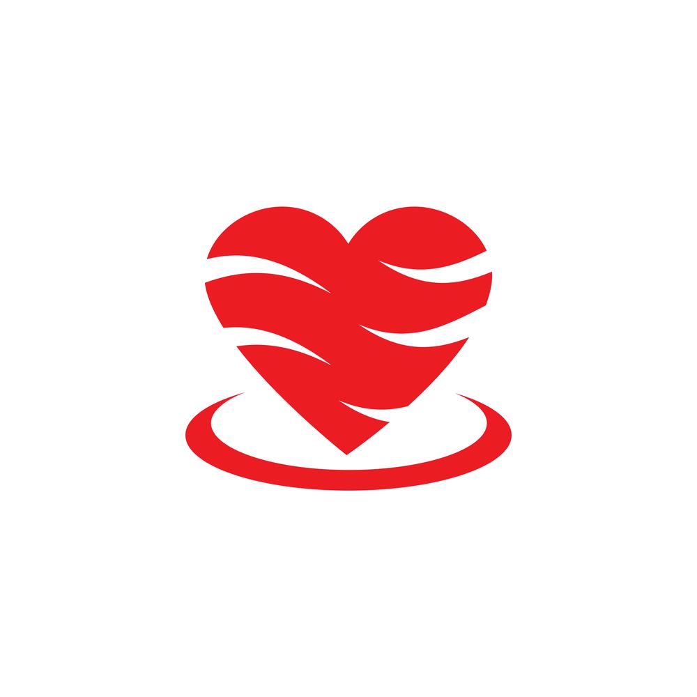 Heart Logo Template vector illustration