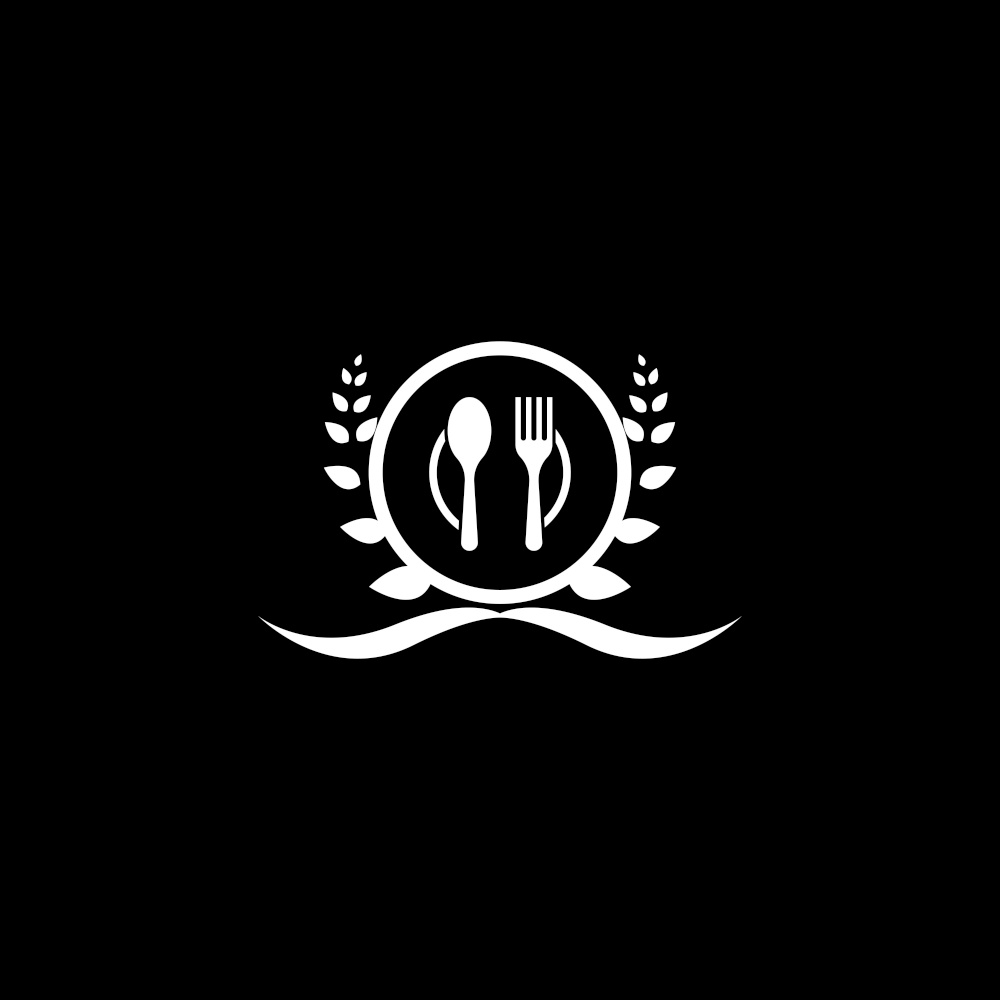 Restaurant logo template vector icon design