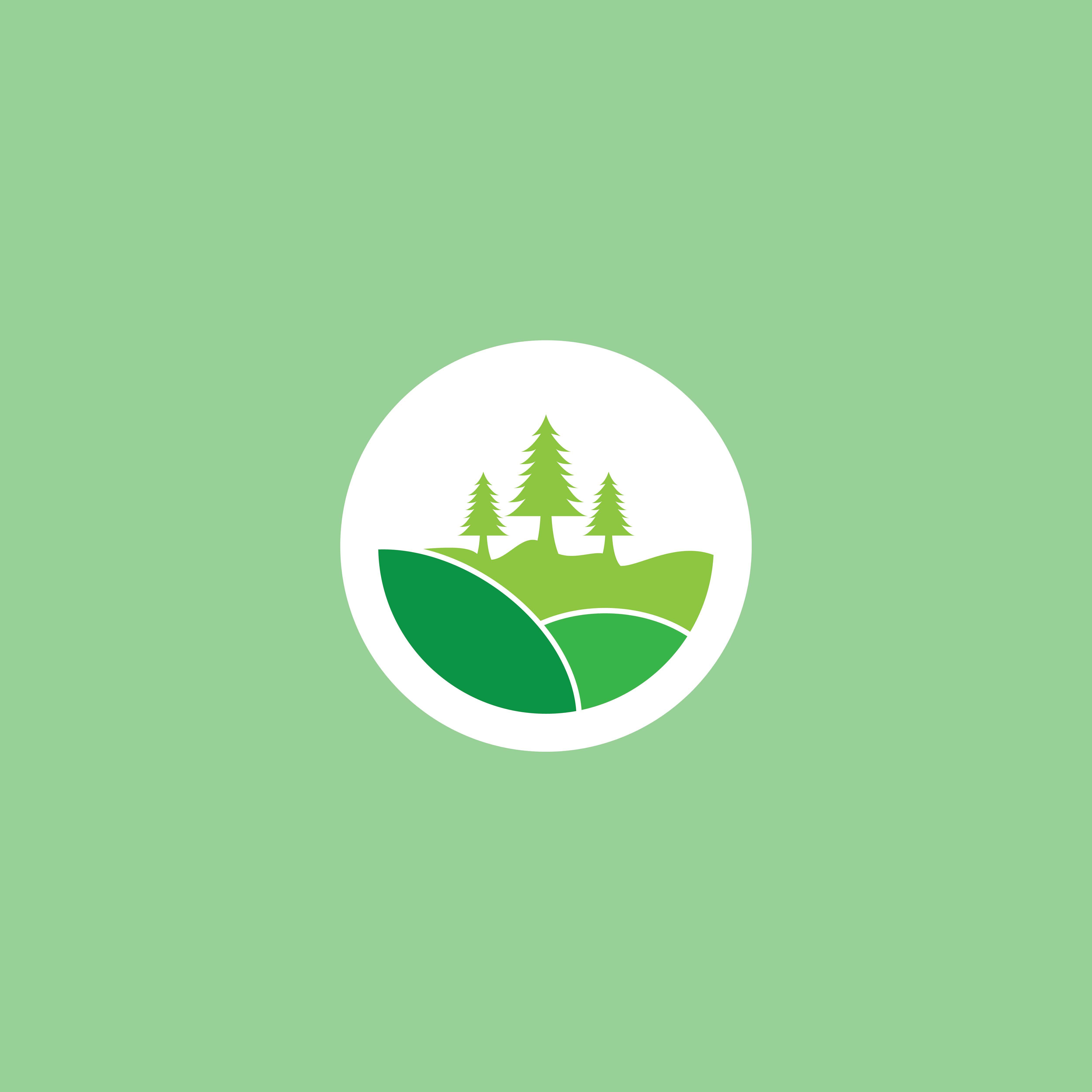 Landscape logo template vector icon deign