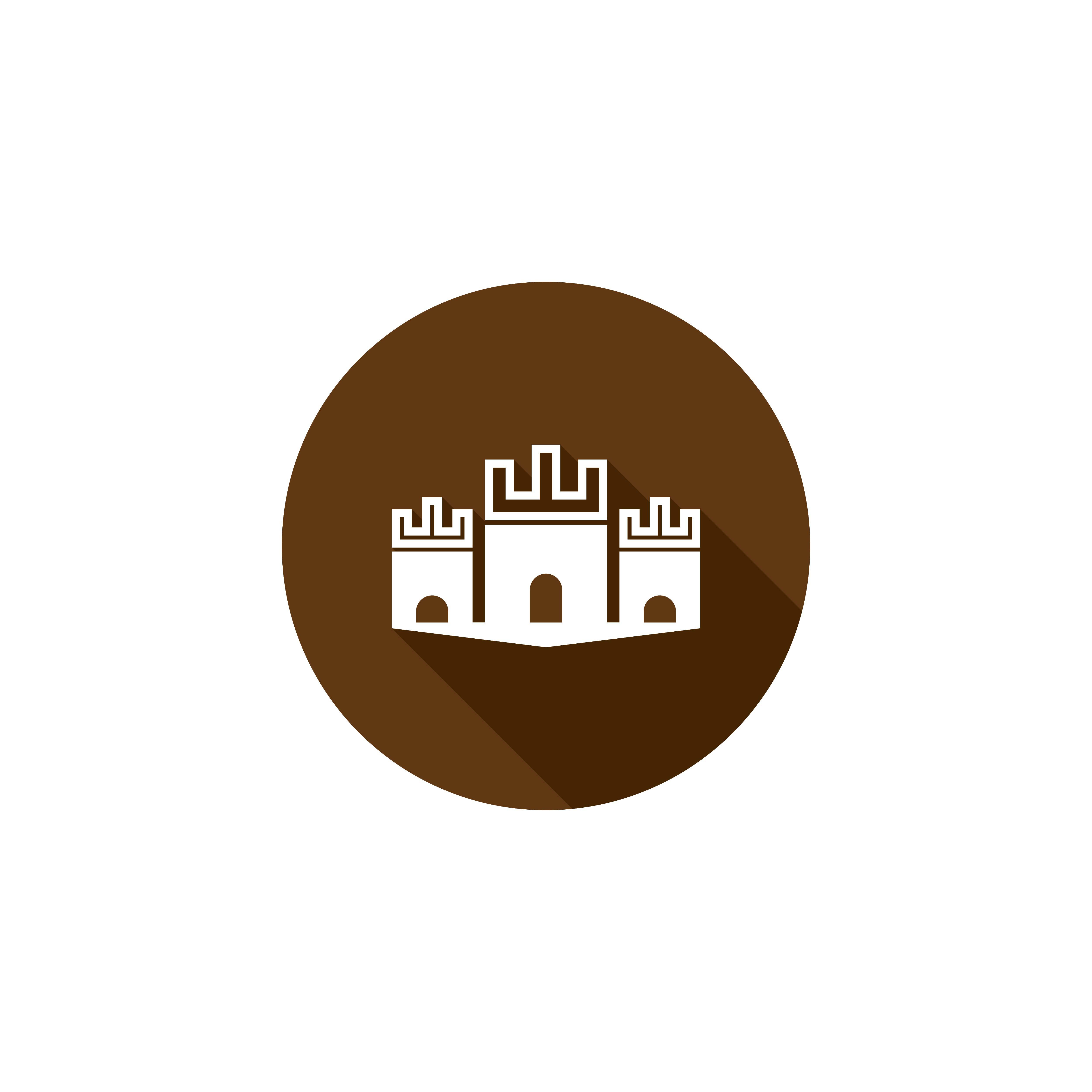 Castle logo template vector icon design