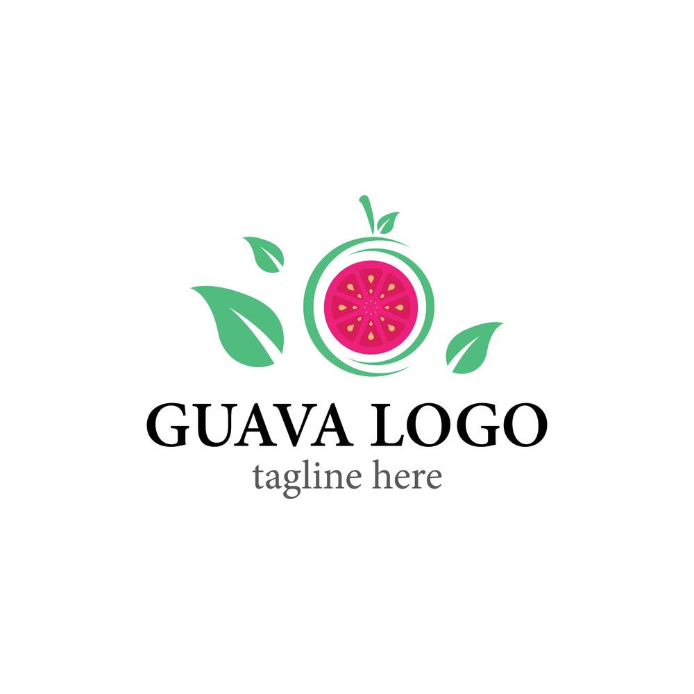 Guava logo template vector icon design