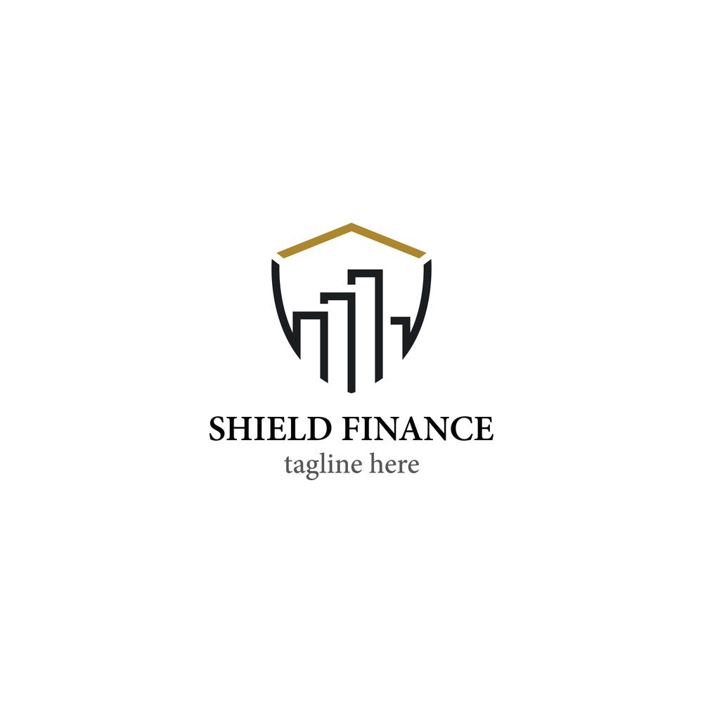 Shield logo template vector icon