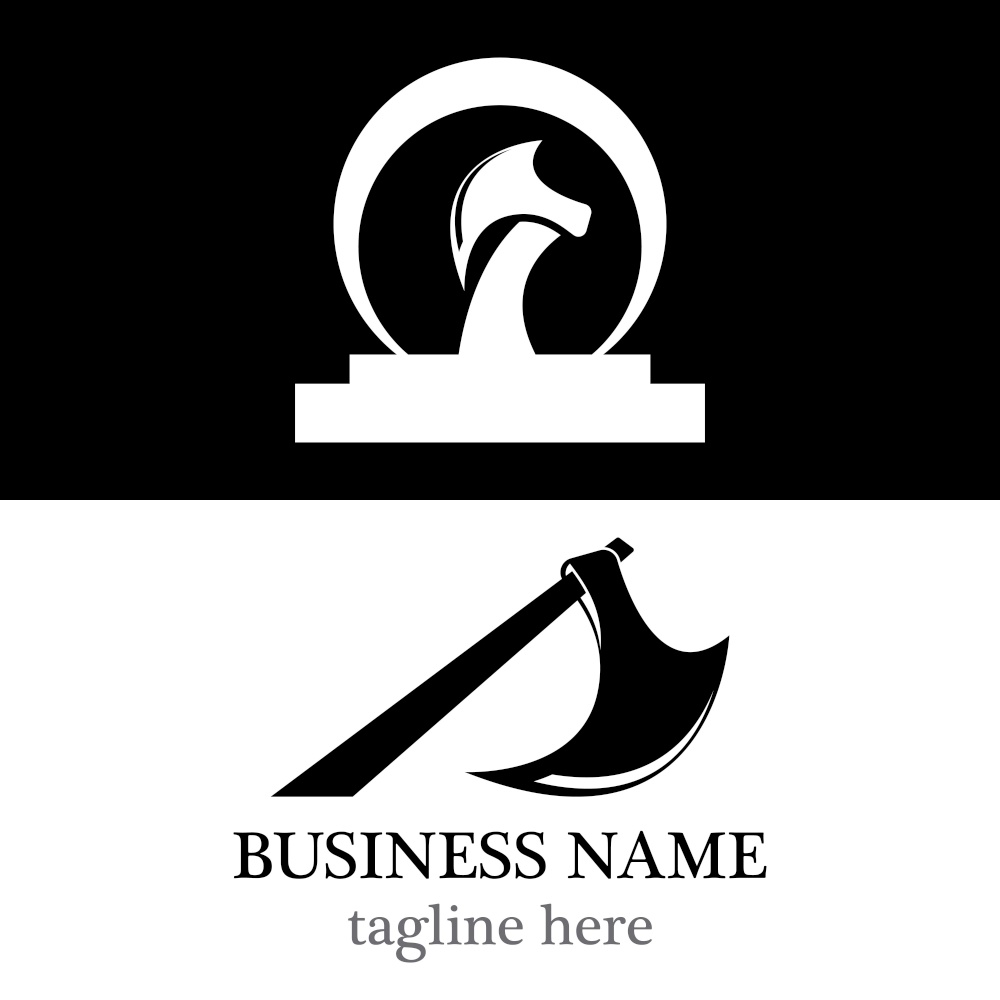 Axe logo template vector icon design