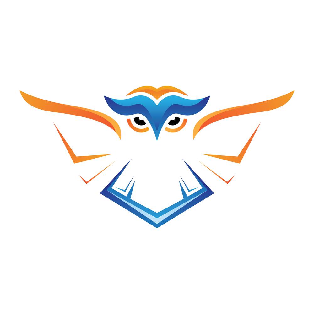 Owl logo template vector icon design