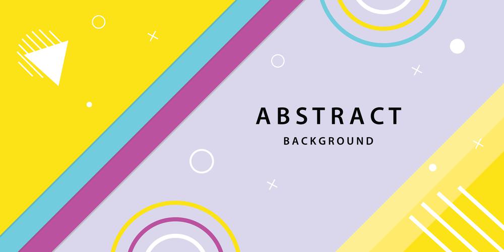 Abstract banner background vector graphic template design
