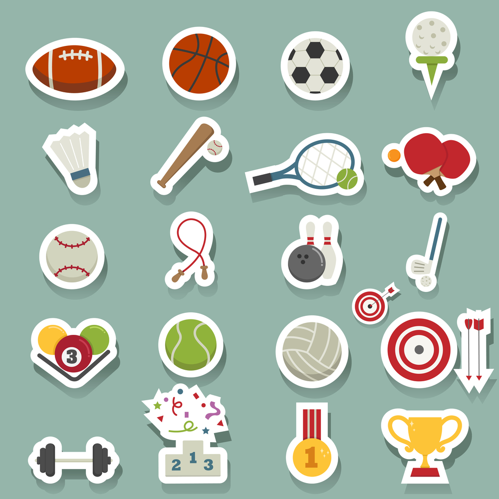 illustration of Sports Icons