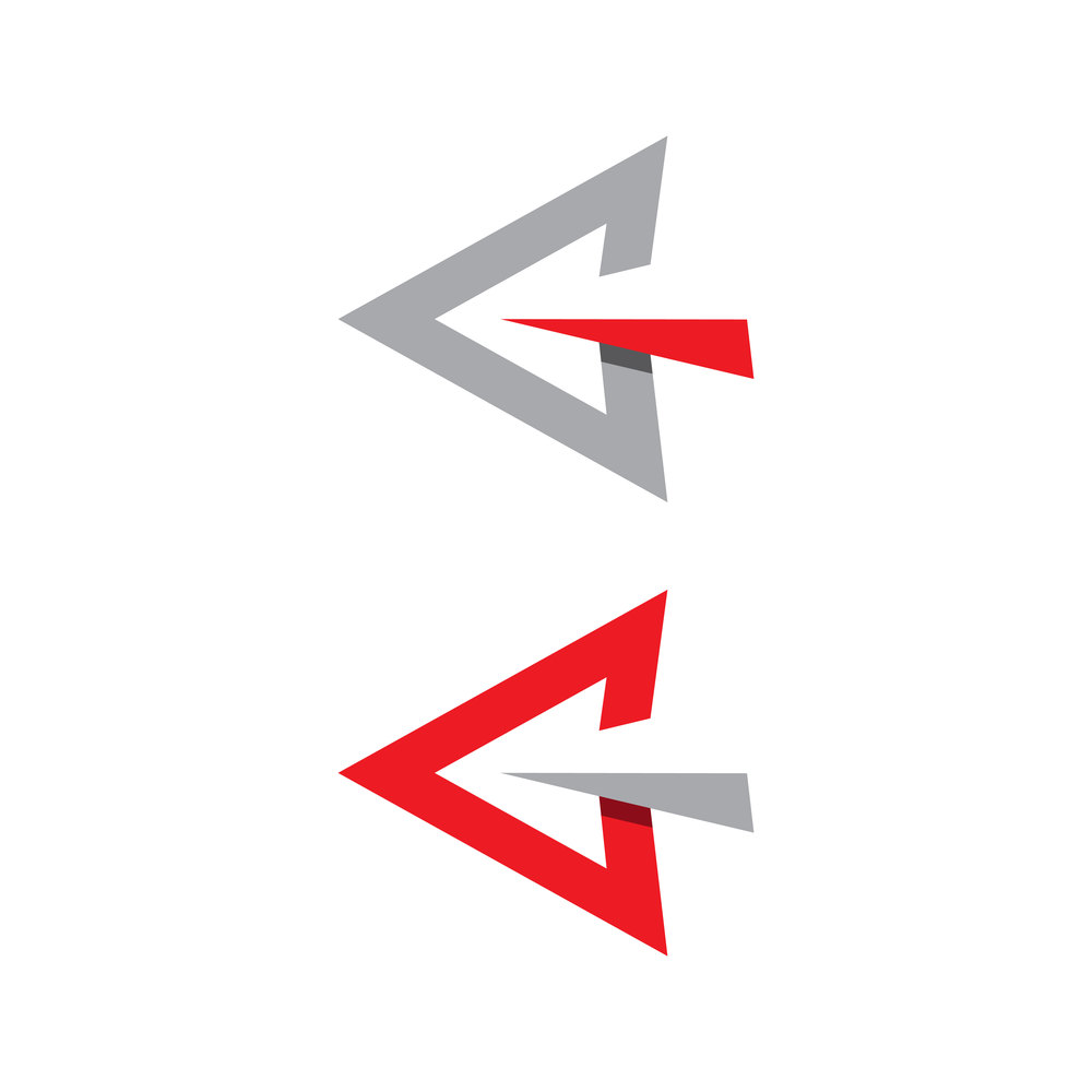 Arrow logo Letter Template Vector Icons