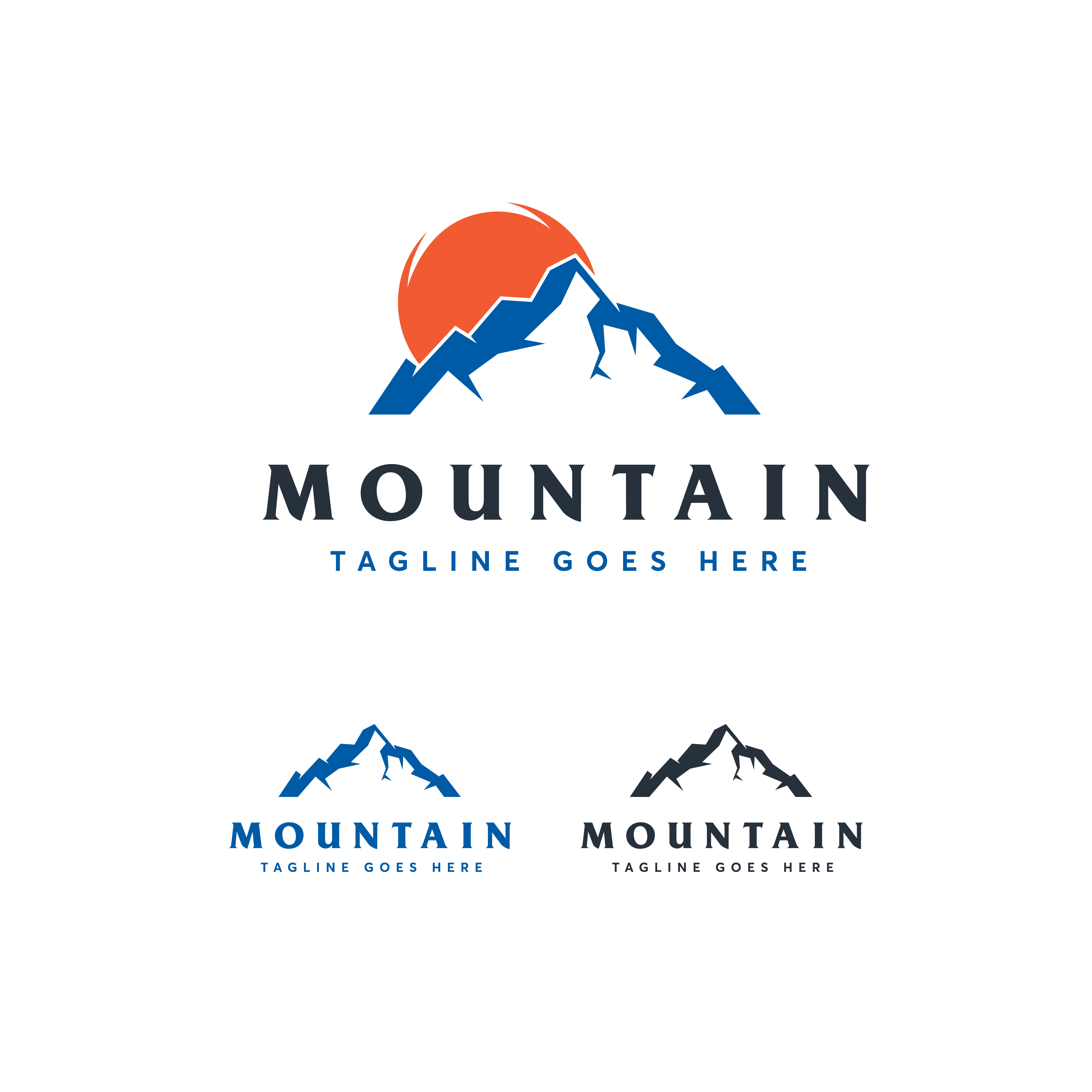 Mountain Adventure Logo Design Verctor Modern And Minimalism