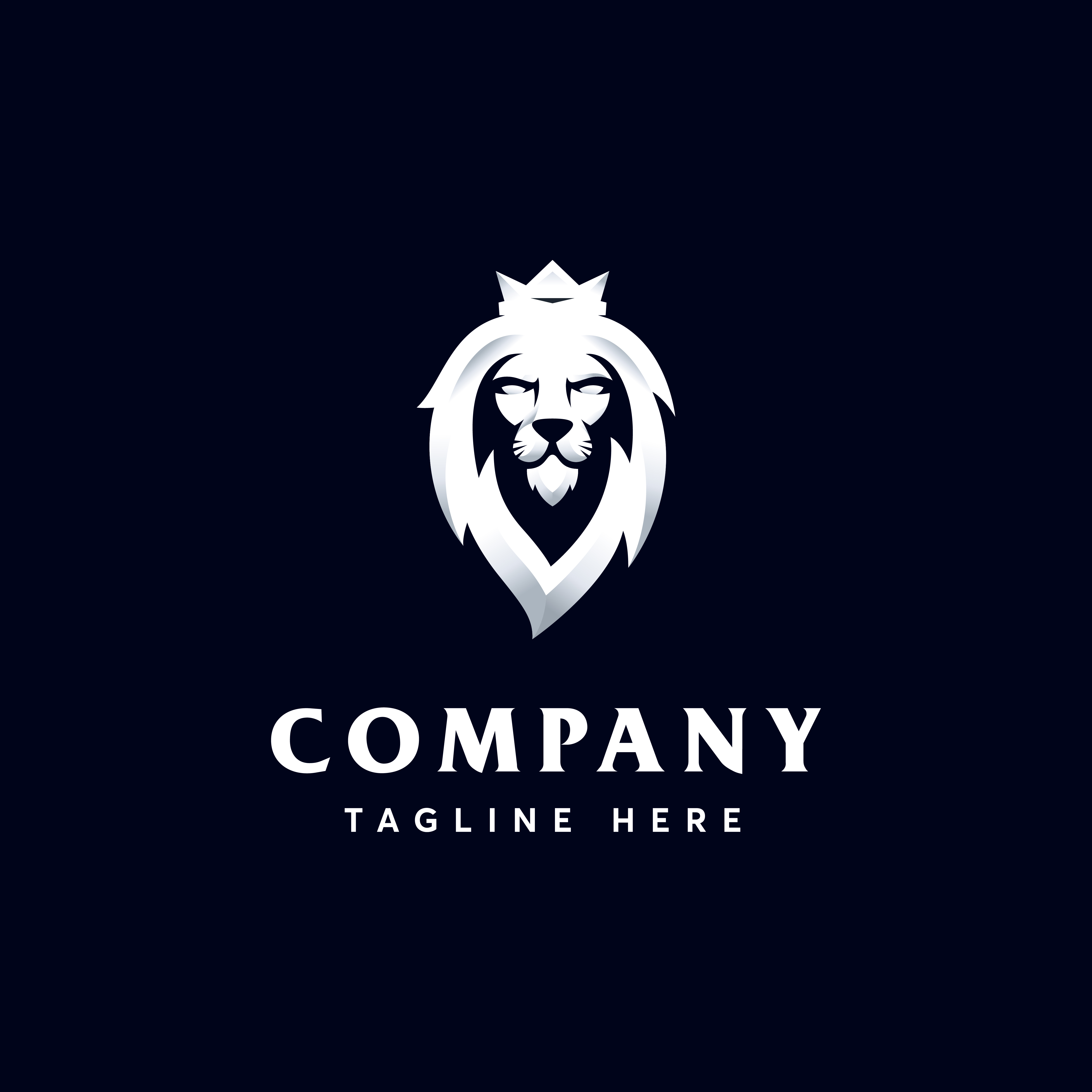 Lion Logo Design Vector Template Modern And Minimalism
