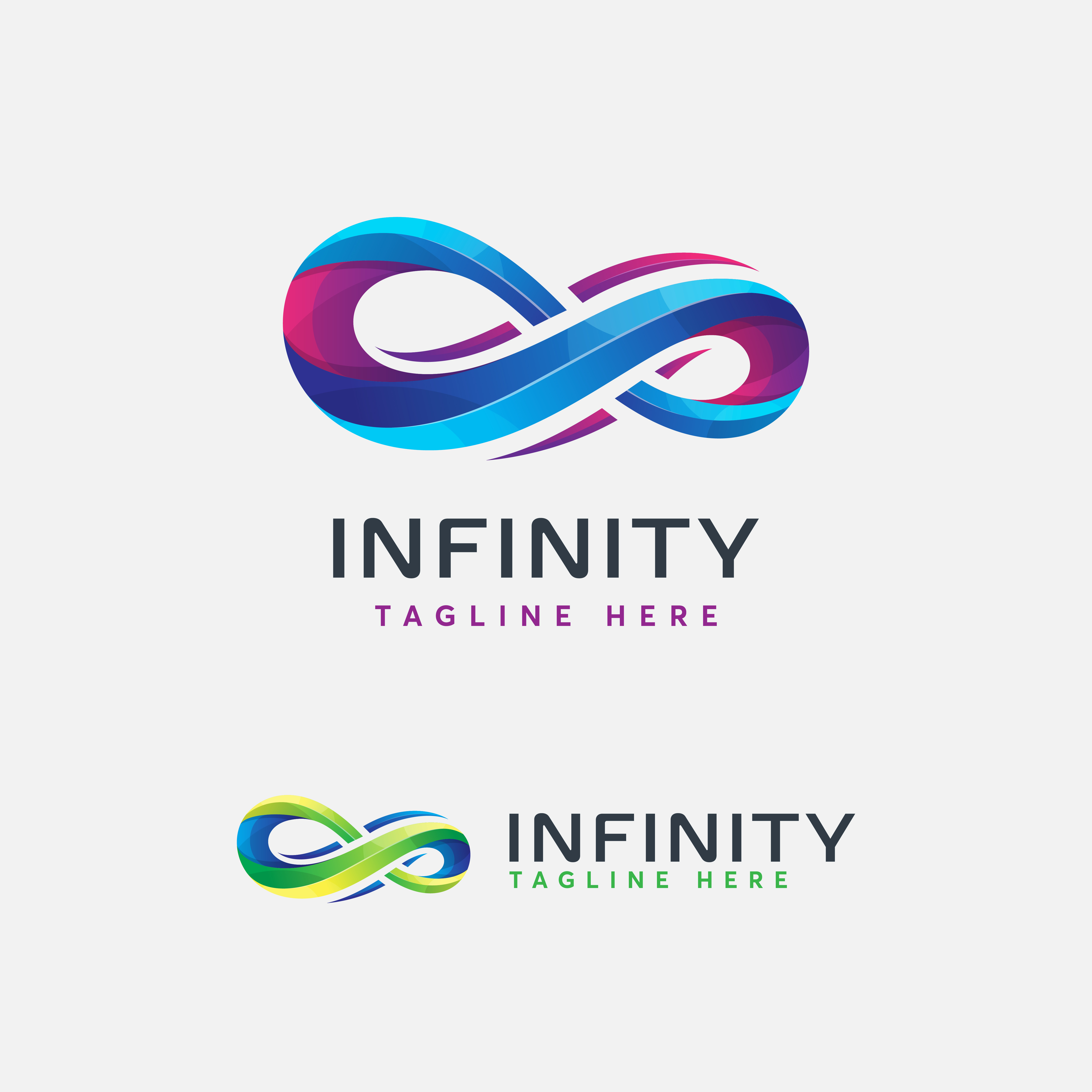 Infinity Logo Design Vector Template Modern And Minimalism