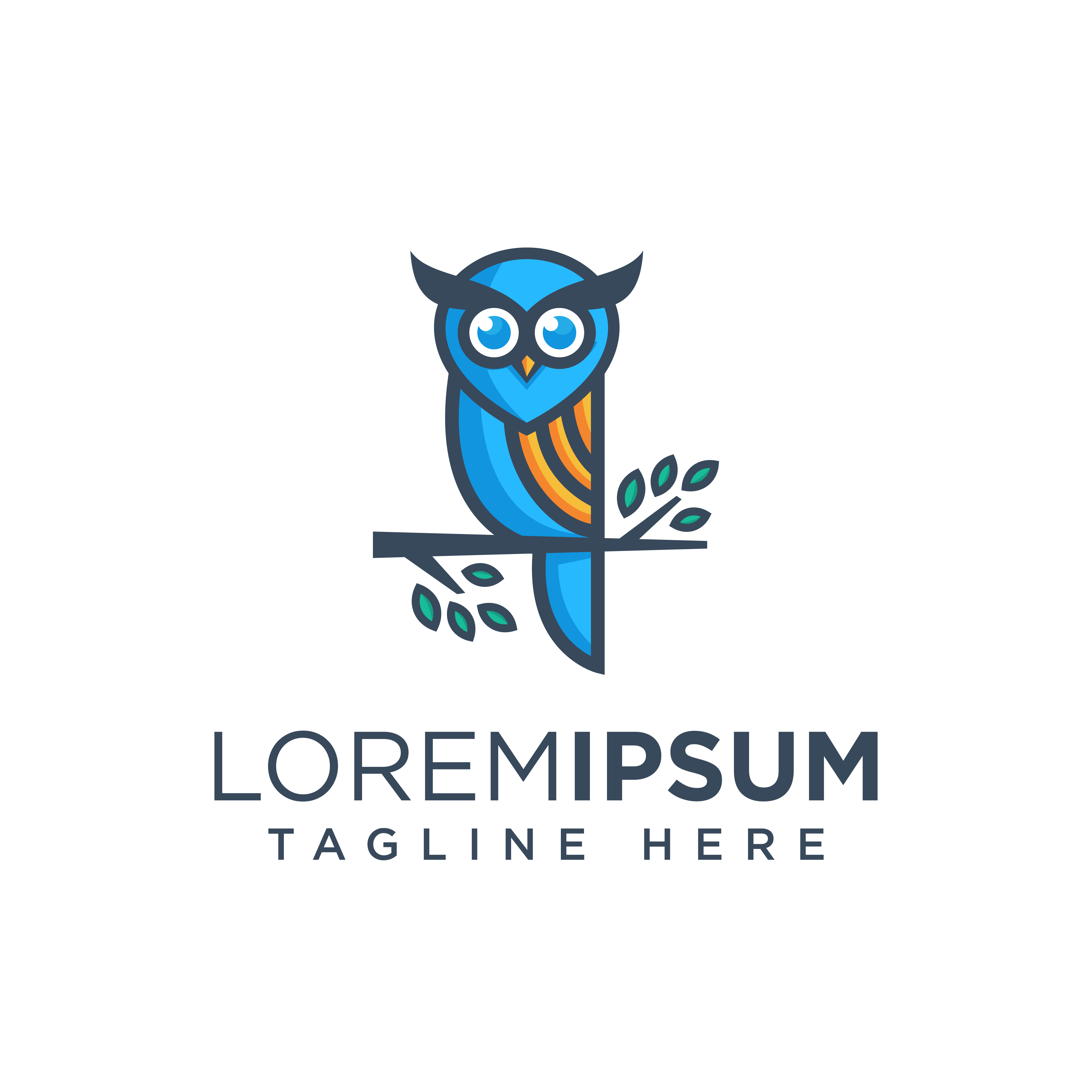 Owl Logo Design Vector Template Modern And Minimalism