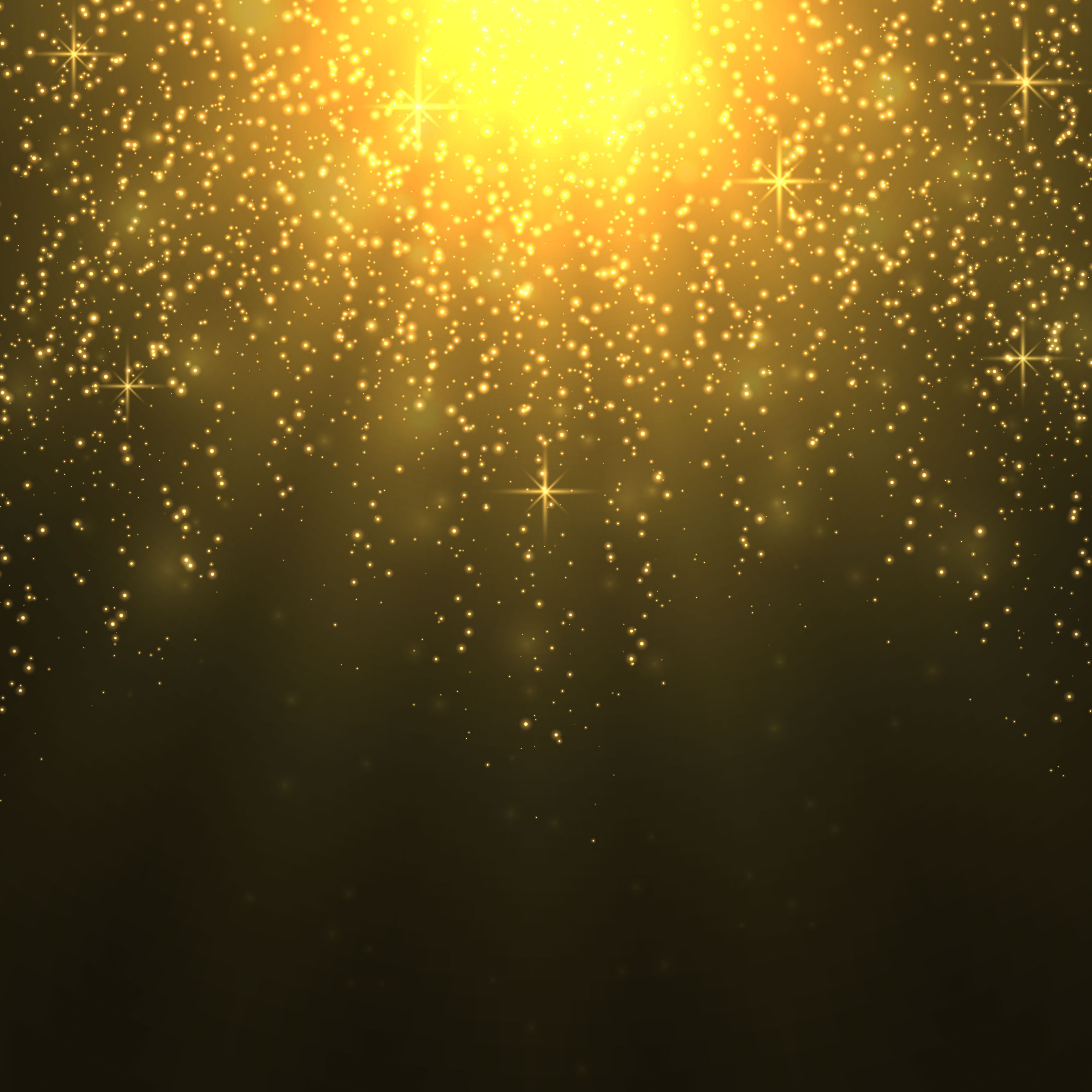 Gold Background with warm sun rays light effect. Background with warm sun rays light effect Template for your design