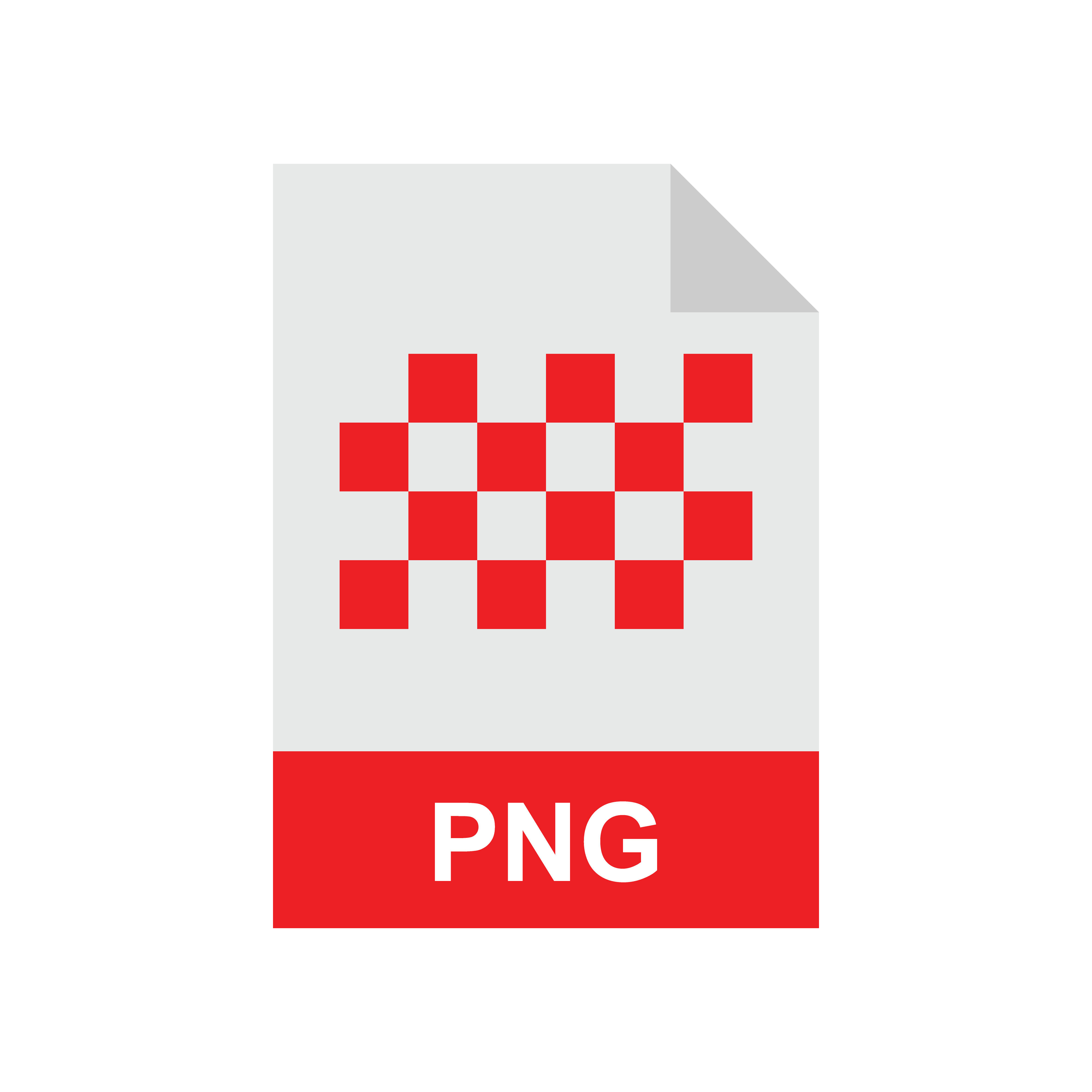 PNG format file vector icon. PNG format file Template for your design
