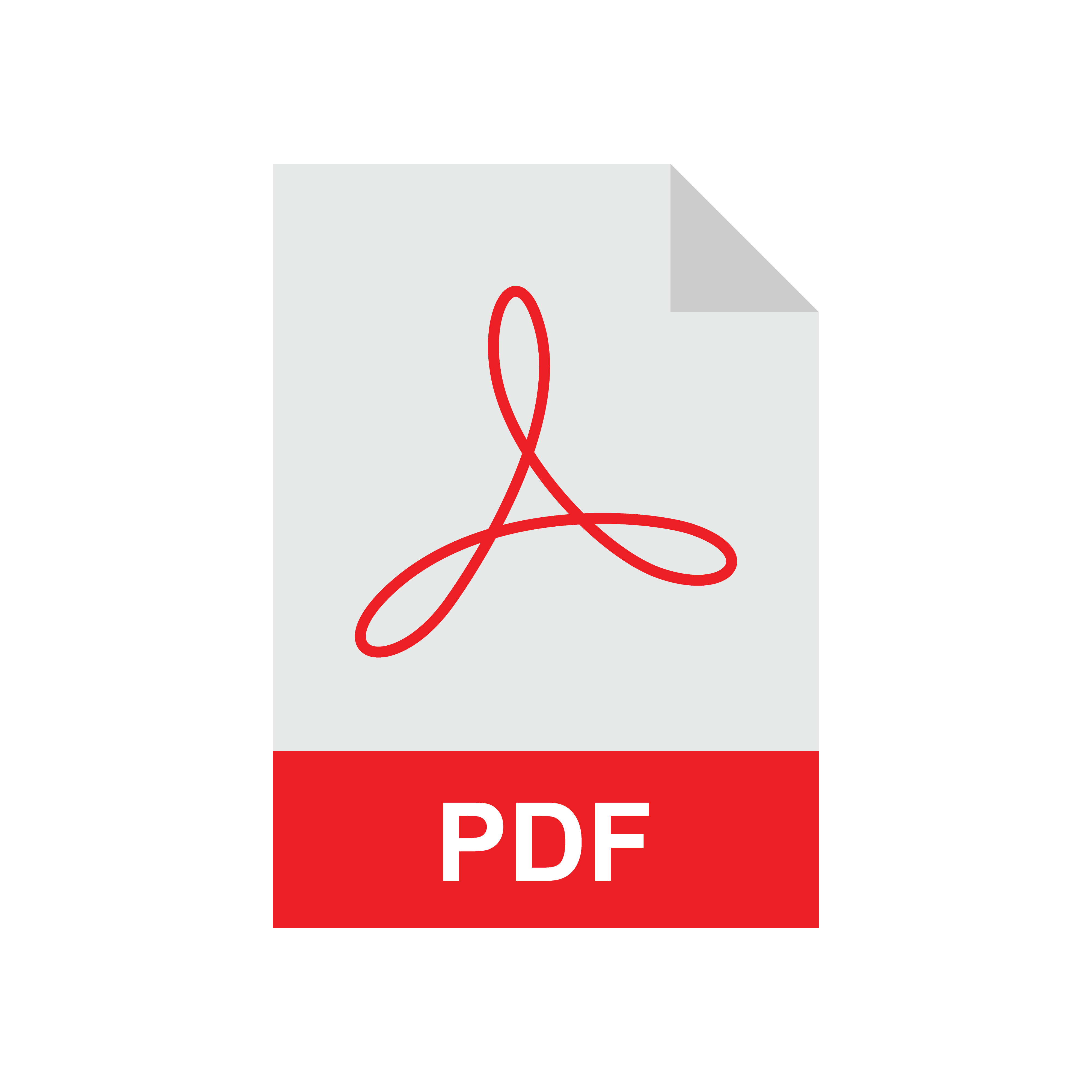 PDF format file vector icon. PDF format file Template for your design