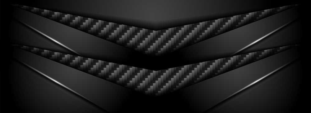 Abstract Black Background with Carbon Textured Combination. Graphic Design Element.