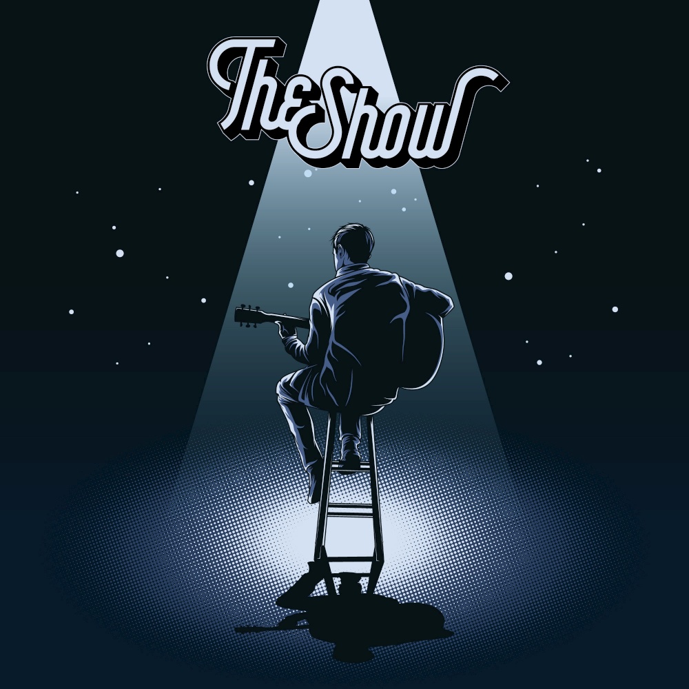 Guitar the show illustration vector