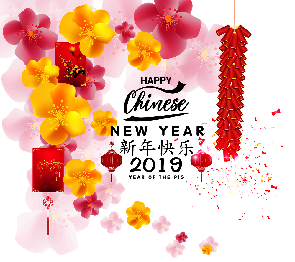 Happy Chienese New Year 2019, Year of the Pig.