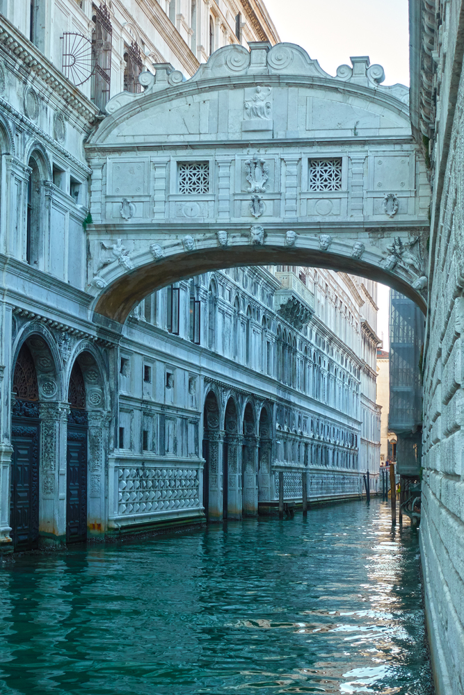 The Bridge of Sighs - Ponte dei Sospiri in Venice, Italy